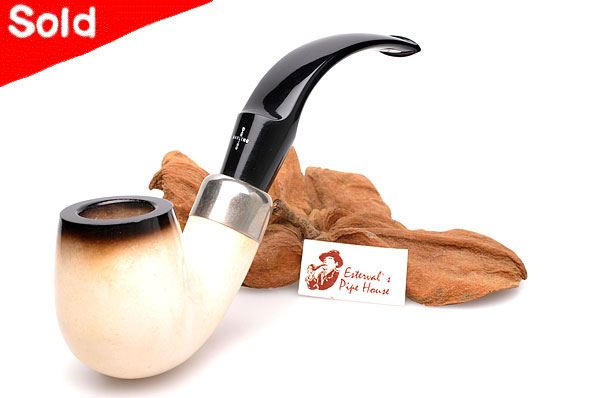 Barling Meerschaum Saddle Bent 9mm Filter